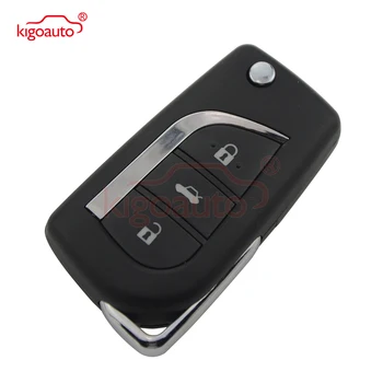 

Kigoauto 89070-05030 Flip remote key 3 button H chip 314Mhz TOY48 for Toyota AVENSIS PRIUS RAV VERSO car remote flip car key