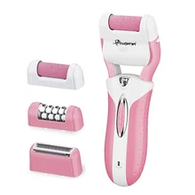 3в1 женский эпилятор, Электрический женский эпилятор для лица, Женская бритва, набор мозолей для ног, бикини, триммер для депиляции лица