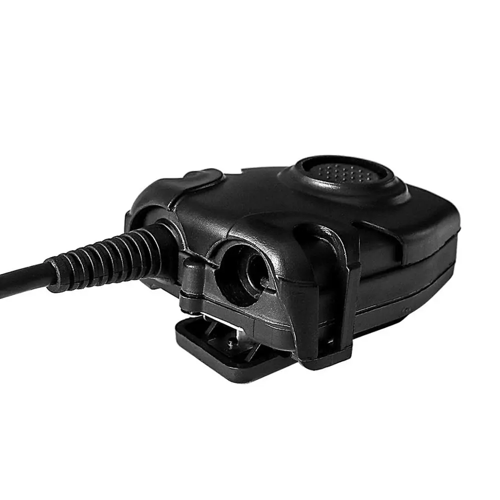 Outdoor sports military tactical headset walkie-talkie accessories headphone adapter PELTOR PTT push-to-talk