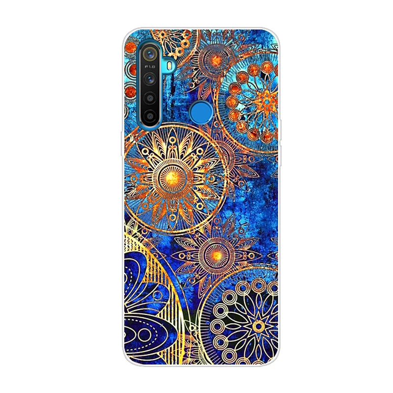 Прозрачный Силиконовый чехол для OPPO Realme 5 чехол милый Тигр мягкий ТПУ чехол для OPPO Realme Q задний Чехол Realme 5 Pro чехол для телефона s Capa - Цвет: Прозрачный