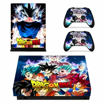 

Dragon Ball Super Full Cover Skin Console & Controller Decal Stickers for Xbox One X Skin Stickers Vinyl