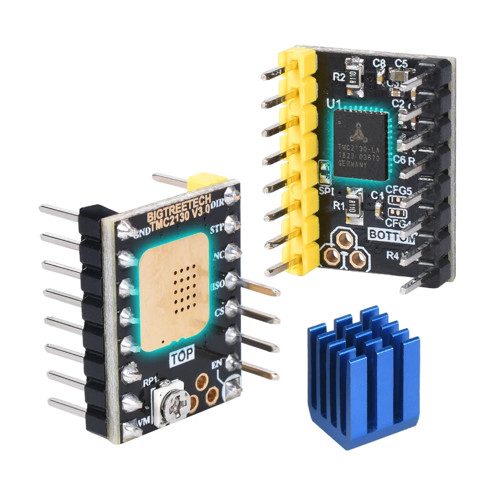 Драйвер BIGTREETECH TMC2208 V3.0 TMC2130 для шагового двигателя StepStick SPI RepRap Ultra платы 3D принтера