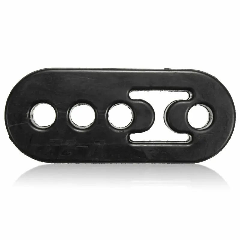 A pair of 4 hole gm exhaust pipe mounting brackets with black made in Rubber 11cm*4.5cm*2cm