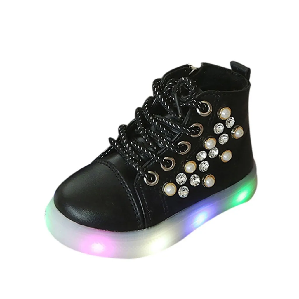 Светящиеся кроссовки; детская обувь для мальчиков и девочек; обувь с подсветкой; детская спортивная обувь с мигающими огнями; блестящие Повседневные детские ботинки на плоской подошве с крыльями