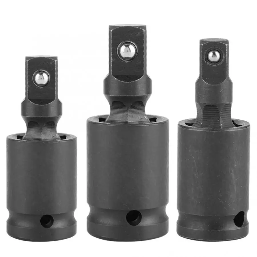 1/4" 3/8" 1/2" Pneumatic Wrench Universal Joint Phosphating Chromium Molybdenum Steel Wrench Socket Adapter Tools|Wrench| - AliExpress