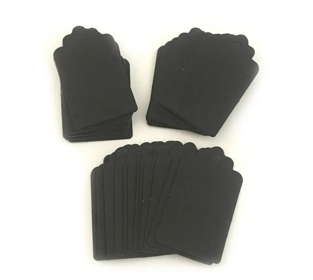 100pcs Kraft Paper Multi-style Packaging Hang Tags Wedding/Birthday Party Candy Boxes Price for Flower/Cosmetics Labels | Дом и сад