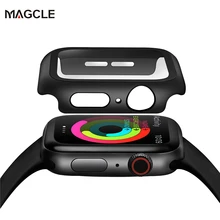 3D закаленное стекло для Apple Watch 38 мм 42 мм 40 мм 44 мм серия 4 3 2 1 полное покрытие закругленные края протектор экрана для iWatch 9H HD