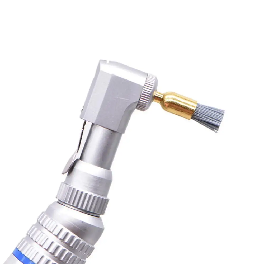 20Pcs/lot Dental Polishing Brush Silicon carbide Nylon Latch Flat Polishing Polisher Prophy Brushes Bristles Dental Lab Material
