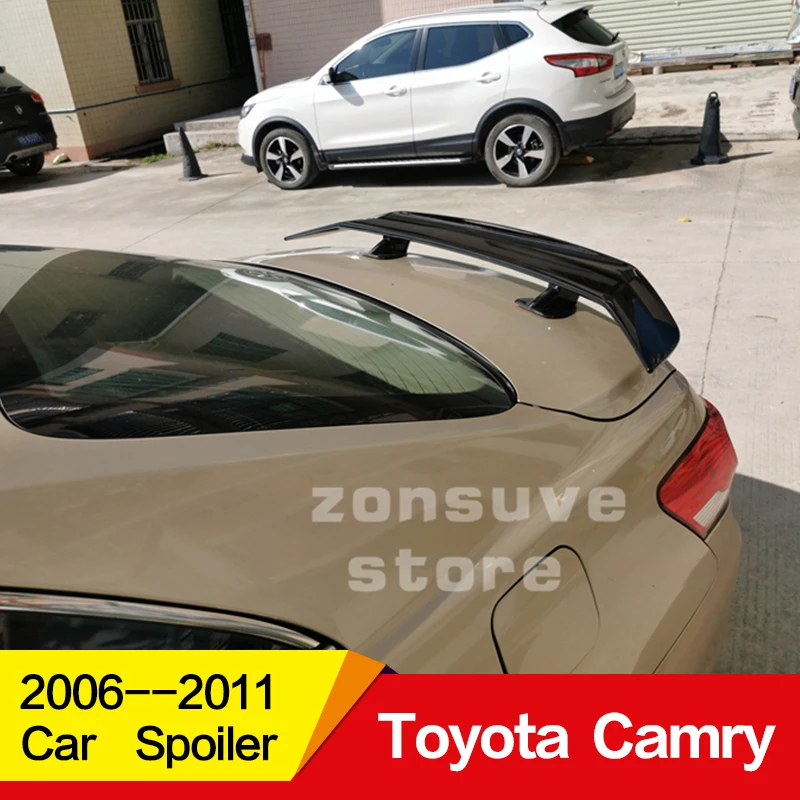 

Use for toyota camry spoiler 2006 07 08 09 10 11 year rear wing refitting Accessorie glue Without Perforation
