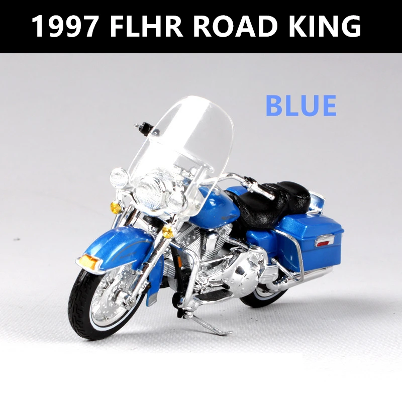 Maisto 1:18 шоссе King оригинальная Авторизованная модель мотоцикла из сплава игрушечный автомобиль Коллекционирование - Цвет: 1997
