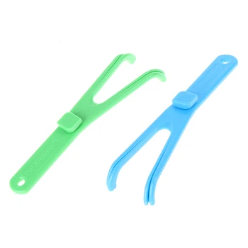 

1PCS Y Shape Dental Flosser Holder Green/Blue Floss Interdental Cleaner Tooth Picking Device