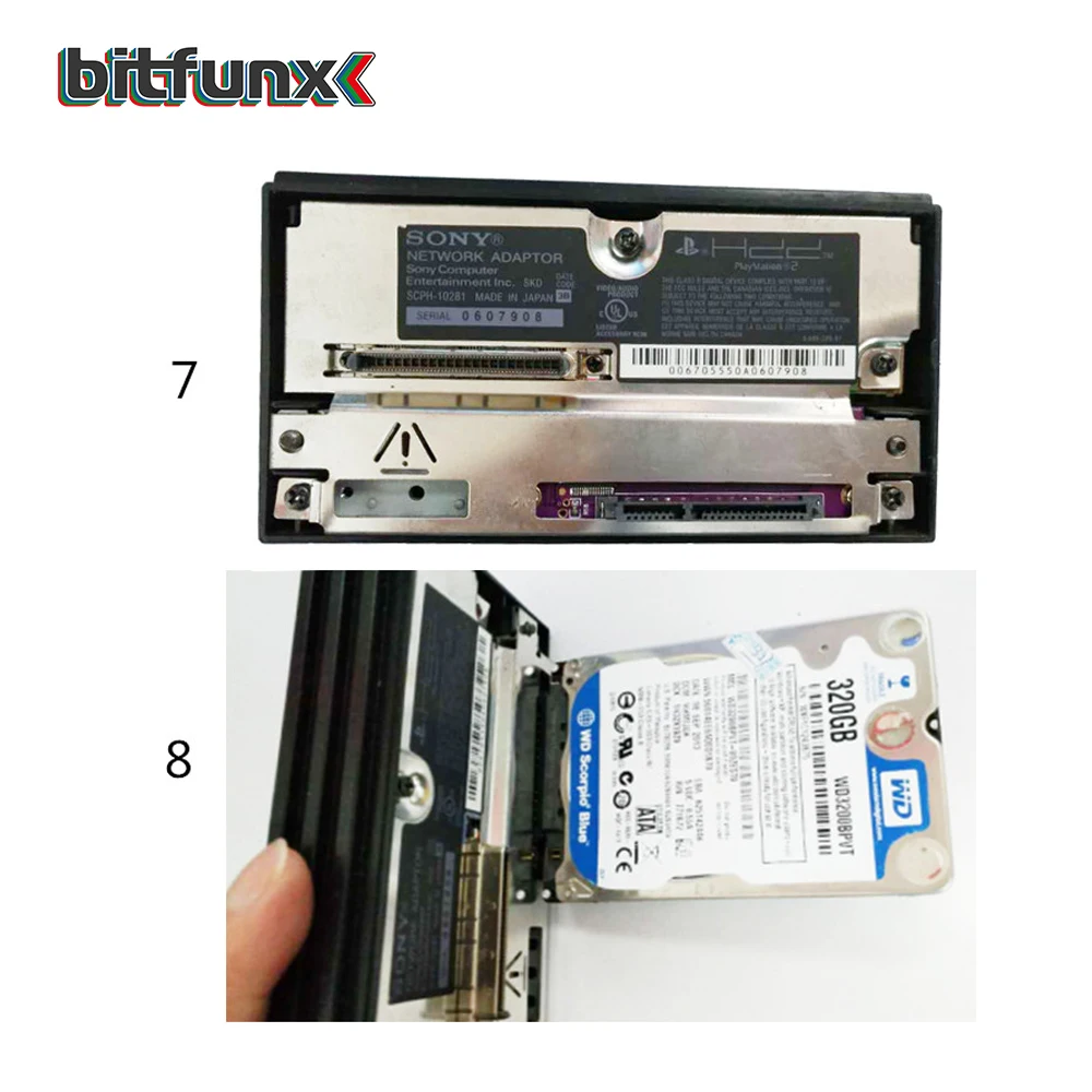 Placa de Atualização para Sony Adaptador de Rede Bitfunx Sata Adaptador Playstation Ps2 Ide Original 2 - Image 6