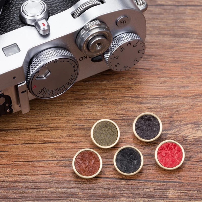 Lot De 4 Boutons D'obturateur En Laiton - Pour Fujifilm, Canon, Nikon, Leica Et Autres, Déclencheur Souple, Filetage Standard