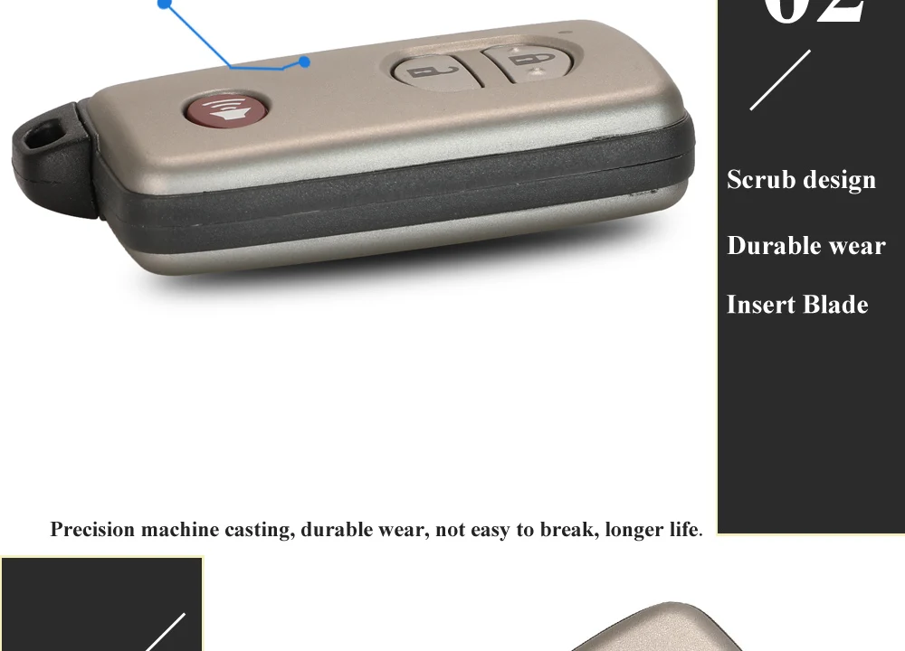 Chiave/Telecomando Per Toyota Land Cruiser Prado Camry Rav4 Pruis F433 A433 0140 3370 5290 6601 315/433mhz - Entry Toyota - Hd4b17214cbfb408a87fc385b8661c29bh