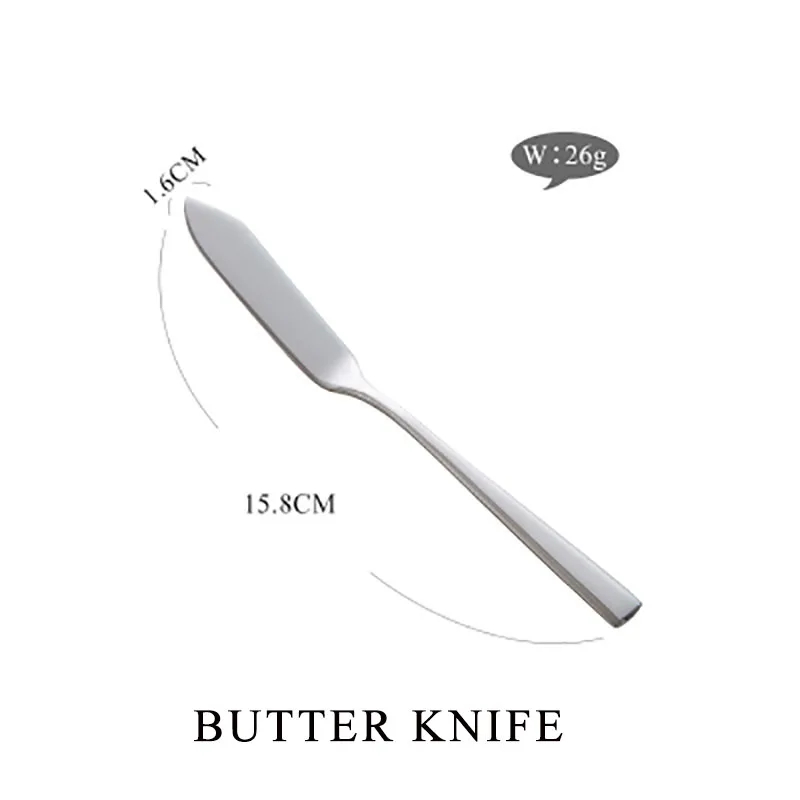 Золотая вилка Spoon18/10 прибор из нержавеющей стали столовые приборы из нержавеющей стали ложки для вилок и ножей набор Faqueiro Inox для домашнего ужина 50F015 - Цвет: style2