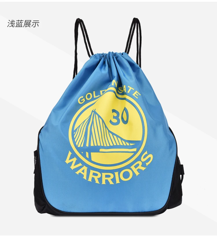 7 баскетбольная сумка с завязками верхняя сумка для хранения Lakers Warriors Fans баскетбольная сумка для мяча