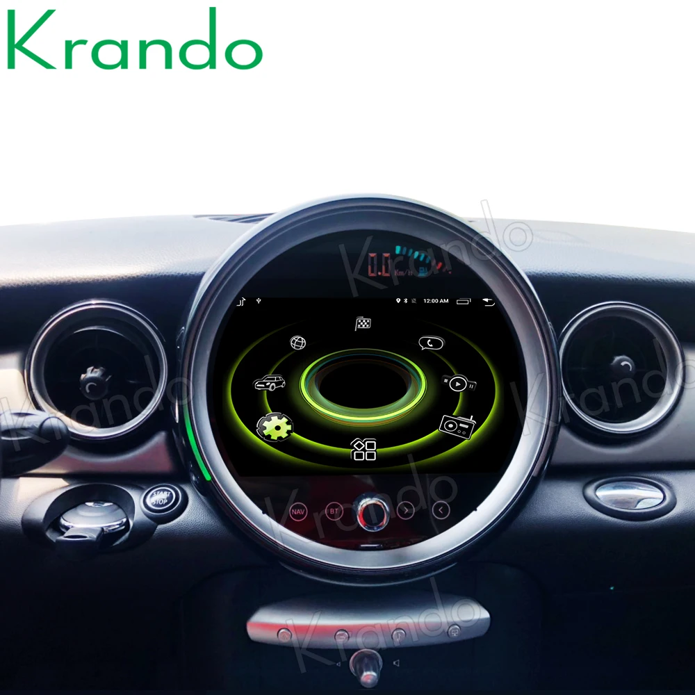 Krando 9 &quotAndroid 10 0 4G 64G Автомобильный Dvd Радио мультимедийный плеер для BMW Mini Cooper 2007 2016