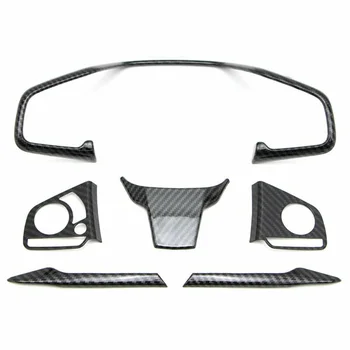 

Decoration Steering Wheel Cover Trim For Honda Civic Decor Parts Interior