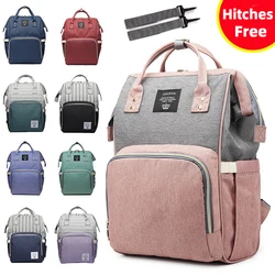 Bolsa de pañales de maternidad a la moda, bolso impermeable de gran capacidad para mamá, cochecito de bebé, mochila de pañales para mamá, bolsa de viaje para bebé