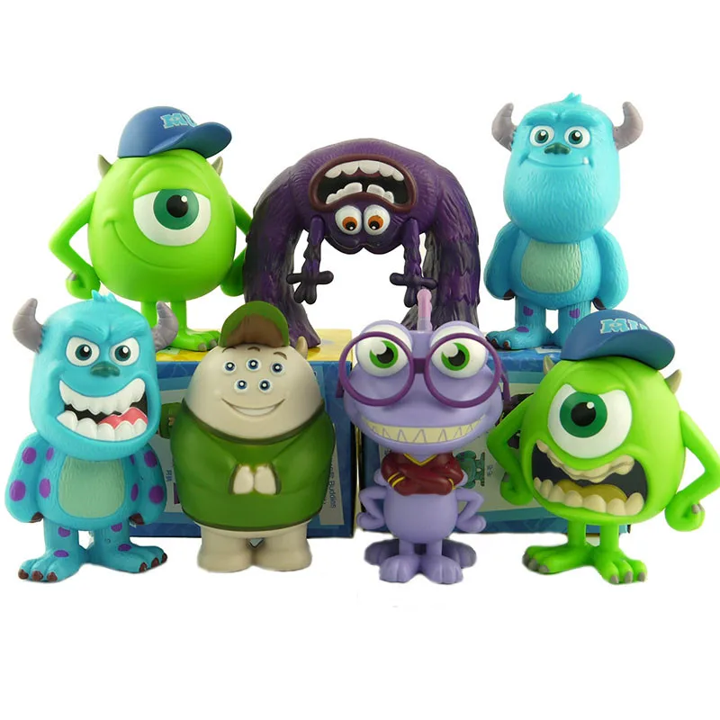 Disney Monsters University Action Figure Toy Anime Sullivan Mike Randy Boggs Scott Squibbles Collection Gift for Kids | Игрушки и хобби