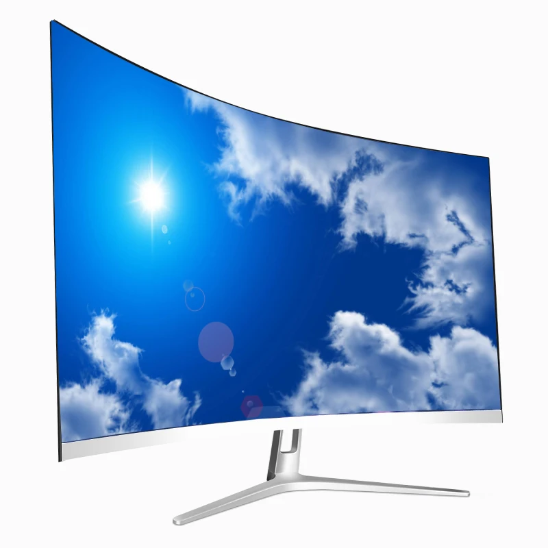 US $279.00 Frameless 27 Inch lcd monitor 2K 1k 144hz LED Curved Screen PC Gaming Monitor