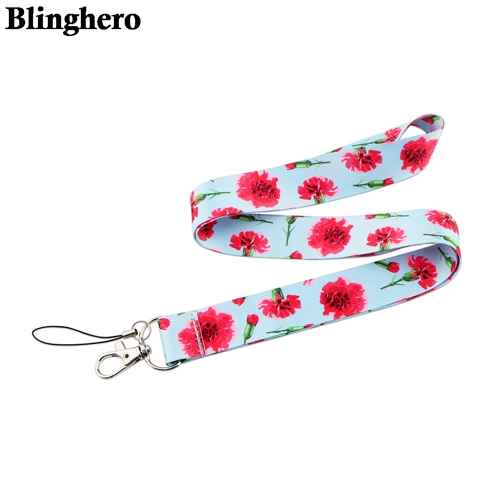 CA1545 Flower Cartoon Cellphone lanyard For key ID Card Gym USB badge holder DIY Hanging Rope Neck lanyards Gift CA1545 Flower Cartoon Cellphone lanyard For key ID Card Gym USB badge holder DIY Hanging Rope Neck lanyards Gift