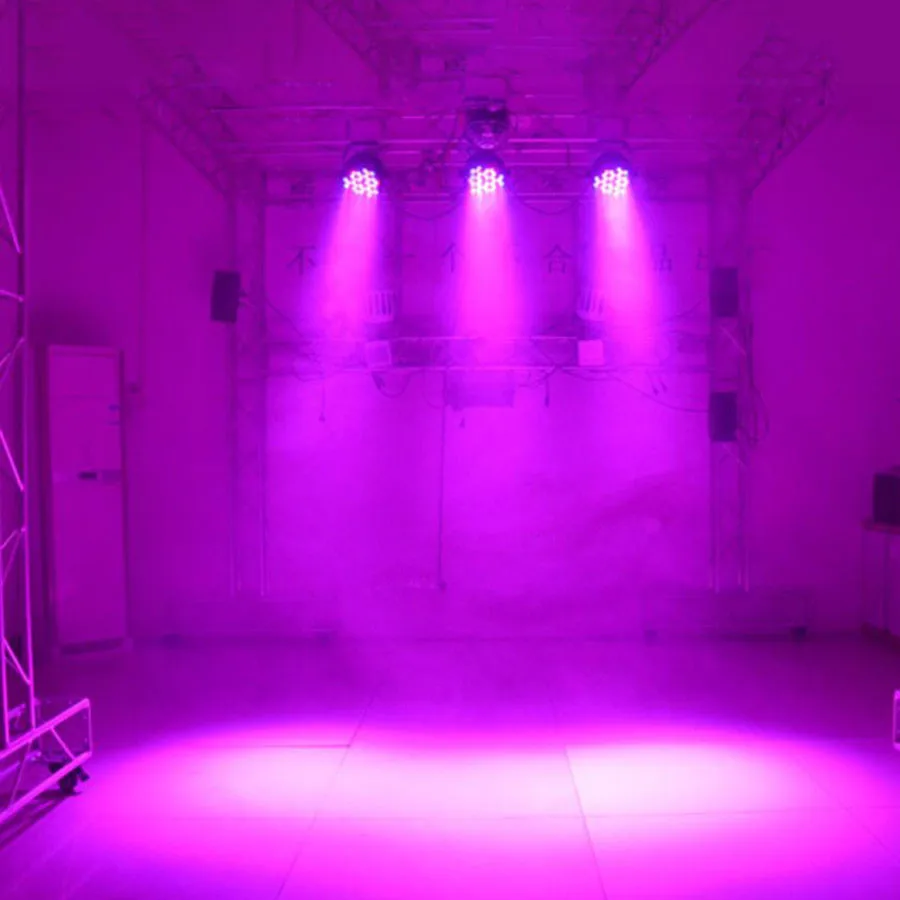 Thrisdar 54 Светодиодный УФ-светильник DMX512 Master-slave вечерние Клубные дискотеки Par сценический Ультрафиолетовый Par Светильник для дома и свадьбы УФ светодиодный светильник сценического освещения