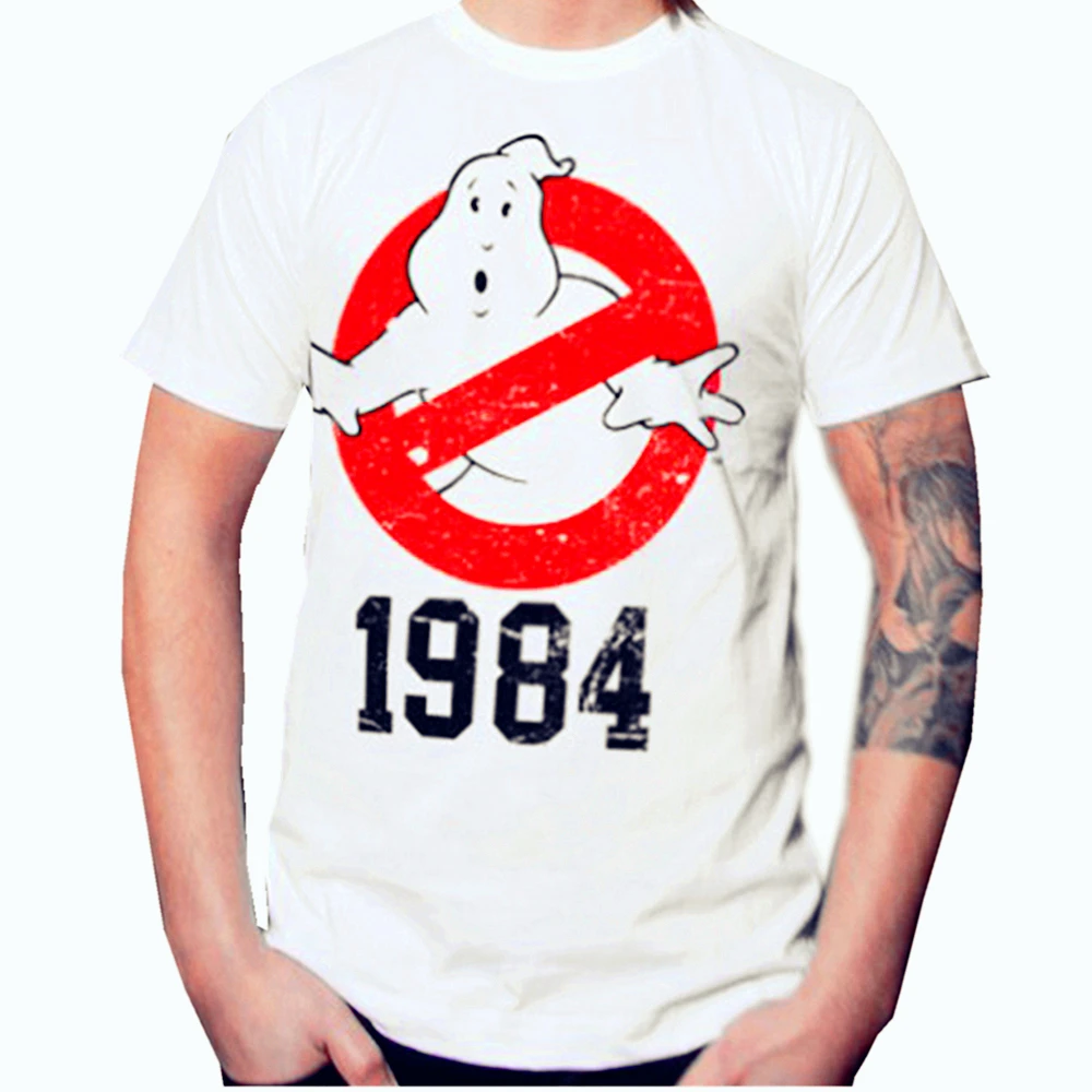 Ghostbusters 1984 t shirt Unisex Moive Cool casual tee USA size | Мужская одежда