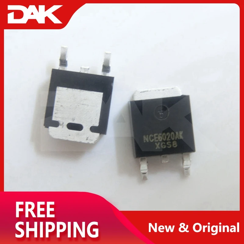 5 шт. NCE6020AK NCE n-канальный расширенный режим питания MOSFET TO-252 IC-CHIP
