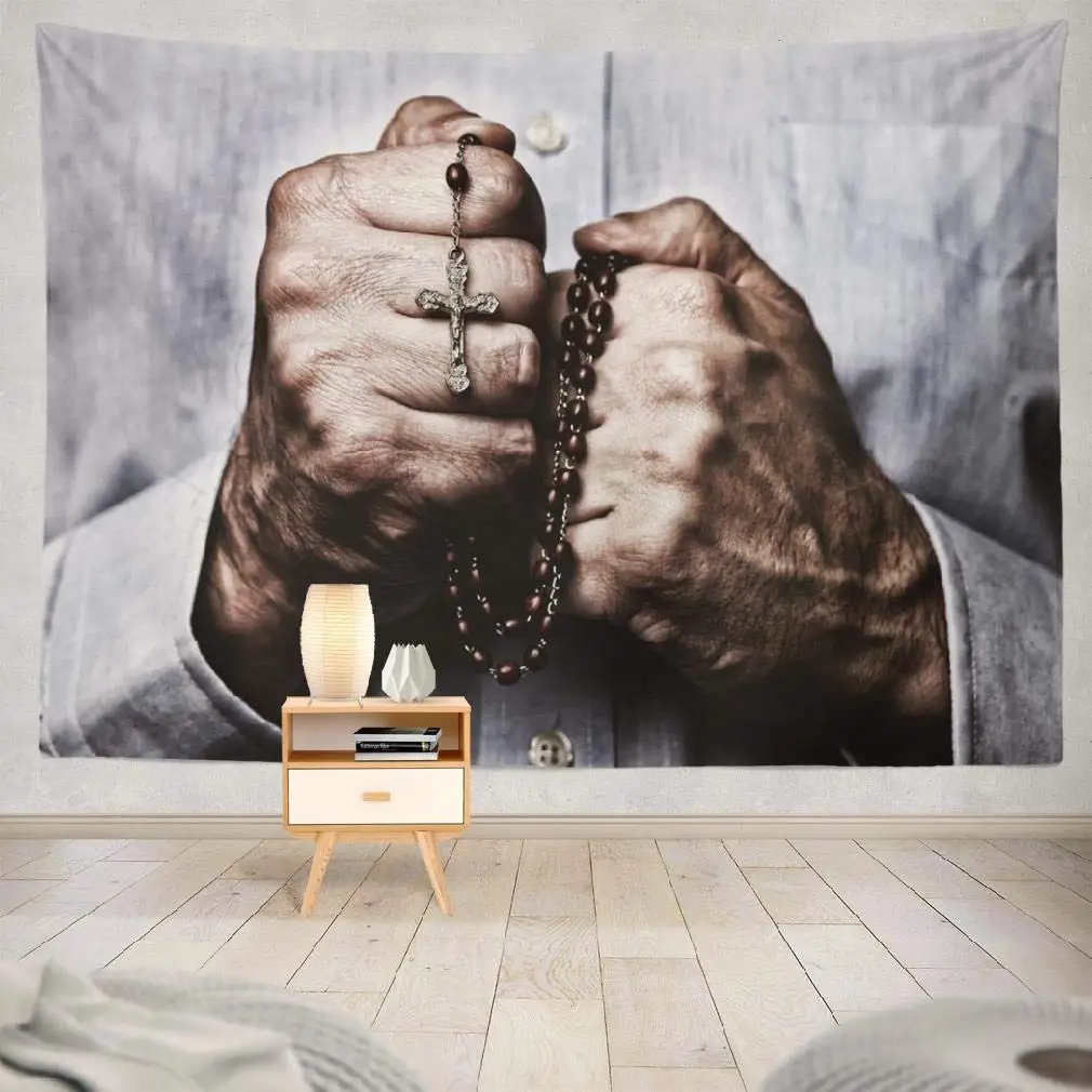 

African American with Jesus Cross Black Decor Collection