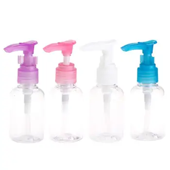 

1PCS 50 ml portable travel shower cream bottle manicure hand washing bottle extrusion foam pump cosmetic cream liquid container