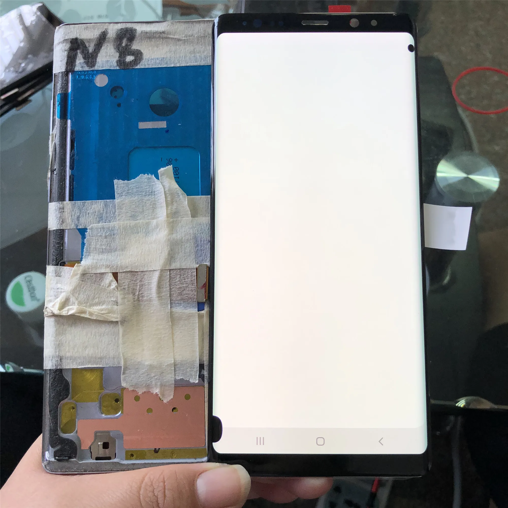 Супер AMOLED с черными точками дисплей для SAMSUNG Galaxy NOTE8 LCD N950U N950I N950F Note 8 сенсорный