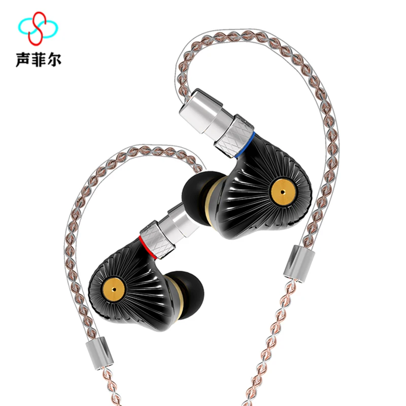 Наушники вкладыши Shell MT300 IEM TDK EST Knowles Dyanmic + BA DD Hybrid Unit HIFI Metal MMCX Music спортивные