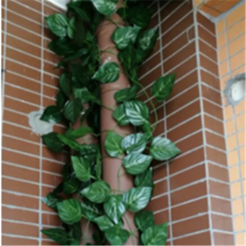 

2 Meters Artificial plants Creeper green leaf Ivy vine For Home Wedding Decora wholesale diy Hanging Garland Artificial Flowers
