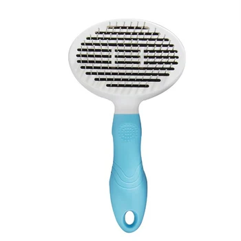 

Pet Comb Automatic Cleaning Brush Professional Grooming Brush For Cats And Dogs Quickly Clean Pet Hair Removal Accessories