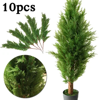 

10x Artificial Pine Branches Flower DIY False Plants Christmas Tree Decorations Home Garden Supplies