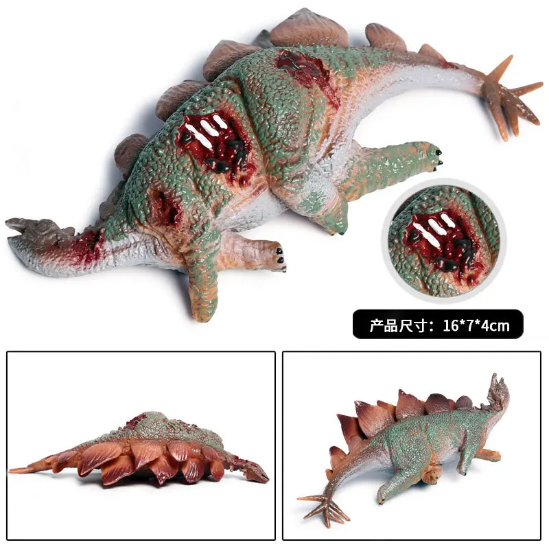 

Jurassic 2 Solid Imitation Dinosaurs Corpse Model Toy Stegosaurus Corpse Animal Model Children Boy Toy