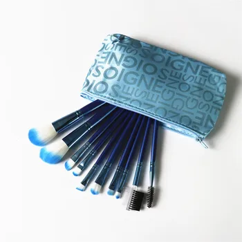 

1L Minimum 10 Blue Make Brush Sets For Cosmetics tools Can Private Label Custom Logo If meet Minimum Wholesale Cosmetics