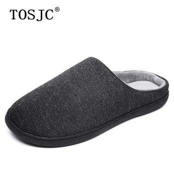 

TOSJC Unisex Indoor Home Slippers Short Plush Men Half Shoes Winter Warm Slides Woman Sandals Lightweight Fur Slippers Zapatos
