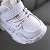 AOGT 2022 Spring/Autumn Baby Girl Boy Toddler Shoes Infant Casual Walkers Shoes Soft Bottom Comfortable Kid Sneakers Black White 5