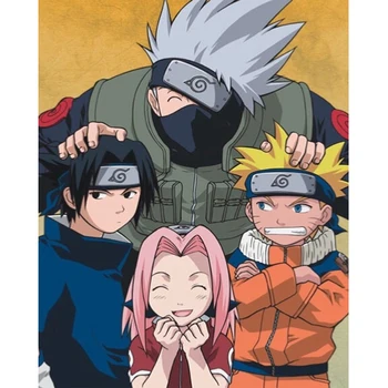 

Anime 5D DIY Diamond Painting Full Round Naruto Diamond Mosaic Diamond Embroidery Sale Pattern Decoration Painting Japan Anime