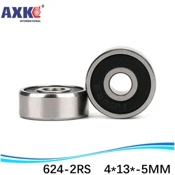 

Sealing Cover Deep Groove Ball Bearing Free Shipping Double Rubber 500pcs 624-2RS 4*13*5 Mm Inch Bearing AXK Steel Ra 0.8 * Rich