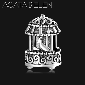 

TOP Quality 925 Sterling Silver Luxurious Birdcage Bead Fit Original Pandora Bracelet for Women Jewelry Gift