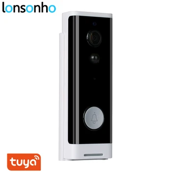 

Lonsonho Smart Wifi Doorbell Camera Ring Door Bell Tuya Smart Life App Intercom PIR Motion Detector Night Vision Security Camera