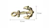 Handmade Pure Brass ship anchor retro craft DIY ornament Miniature portable Fitting Keychain Pendant souvenir gift a0788 ► Photo 3/6