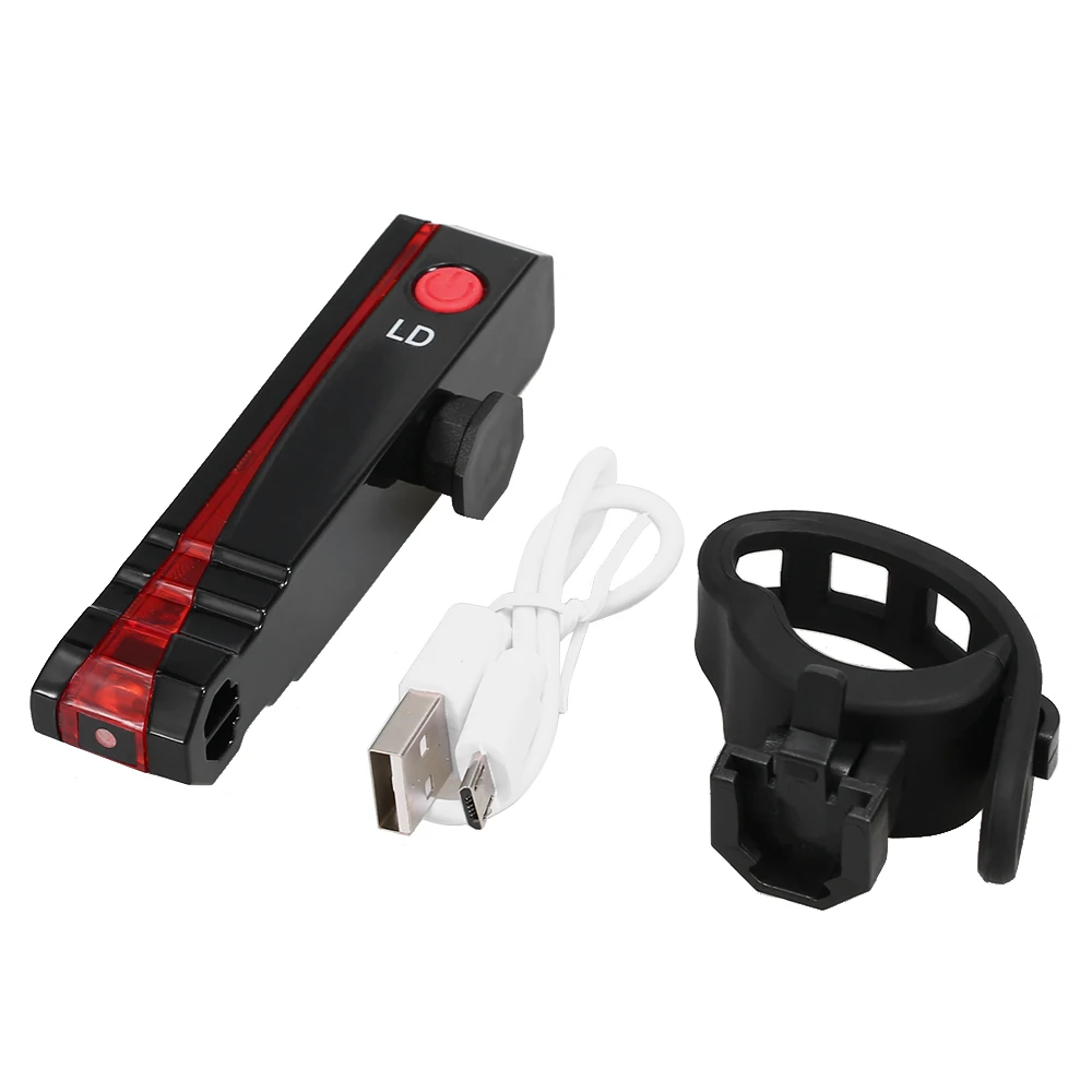 6 режимов USB Перезаряжаемый Водонепроницаемый велосипед задний фонарь MTB дорожный велосипед задний свет ночной езды Велоспорт габаритный задний фонарь