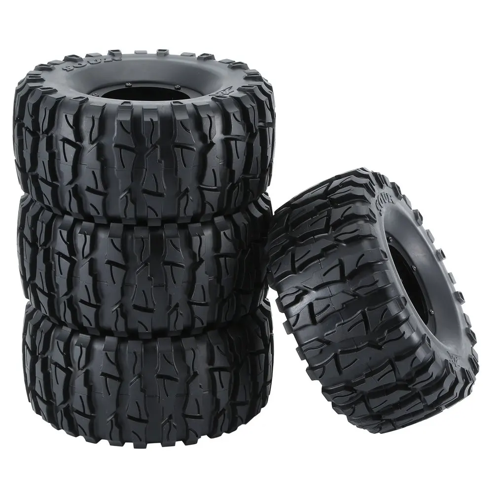 diamond Black 4PCS 2.2 Inch Rubber Tires Pneumatic Tire 135/62 Axe Torch Tread Car Set for RC Rock Crawler Remote Control Car Tyres - Цвет: diamond Black