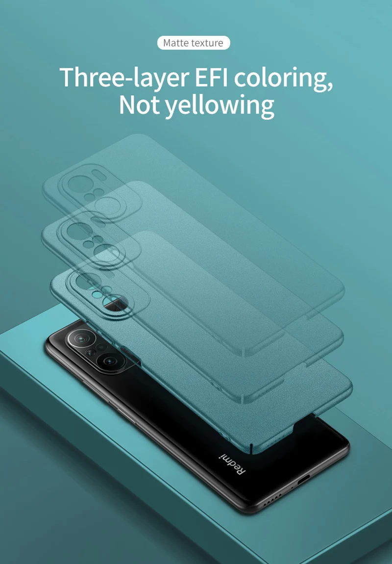 For Xiaomi Mi 11T Pro Hard PC Shockproof Cover Ultra Slim Matte Case For Xiaomi Mi11T Mi 11T Pro Covers