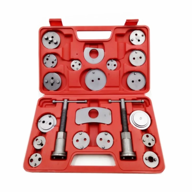 

21pcs Auto Universal Disc Brake Caliper Car Wind Back Pad Piston Compressor Automobile Garage Repair Tool Kit Set