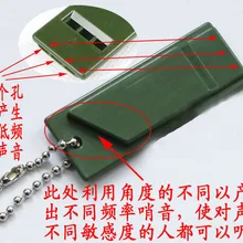 Выжившие на открытом воздухе свисток мульти-аудио выживания свисток наружные принадлежности